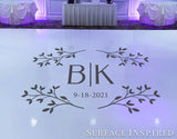 Floor Decal For Wedding Dance Floor Personalized Wedding Decor