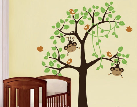 Monkey store wall decals