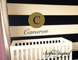 Wall Decals Personalized Names Nursery Wall Decal Kids Circle Cameron Style