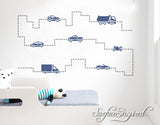 Kids Wall Decal Cars Wall Decals for Boys Vinyl Decal Stickers for boys