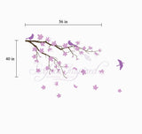 Nursery Wall Decals Contemporary Blossom Branch Vinyl Wall Decal