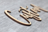 Wooden Signs Wooden Name Sign Wooden Letters Custom Laser Cut In Birch Wood