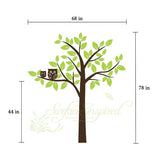 Nursery Wall Decals Baby Owl Tree Wall Decal