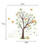 Nursery Wall Decals Baby Garden Tree Vinyl Wall Decal