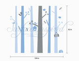 Tree Wall Decals - Modern Forest Tree Wall Decals