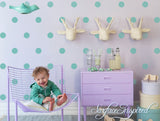 Polka Dot Wall Decals - Confetti circles wall decals made in any colors or size you want.