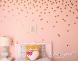 Polka Dot Wall Decals - Confetti circles wall decals made in any colors or size you want.