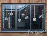 Snowflake Christmas Wall/Window Decals Christmas Decor
