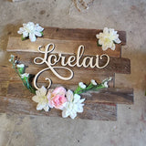 Wooden Name Signs Custom Wooden Letters Laser Cut Wooden Sign